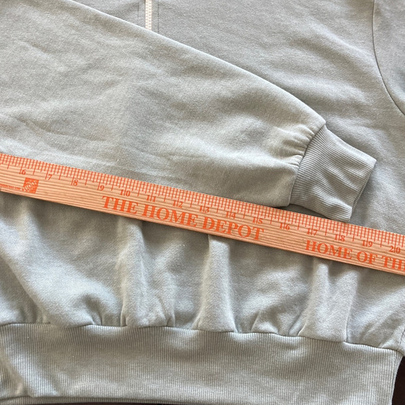 Oli Viv Cozy 1/4 Zip Long Sleeve Popover Sweatshirt Medium Olive Green Soft NEW - Picture 8 of 8